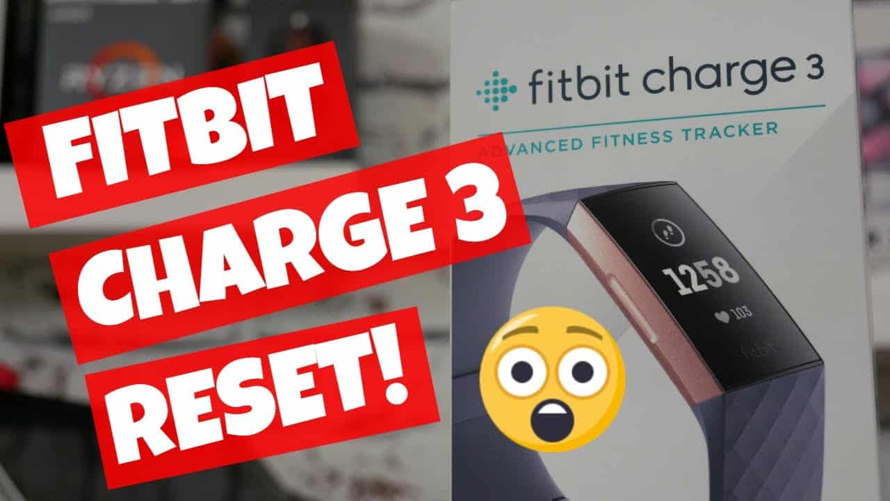 reset fitbit charge 3