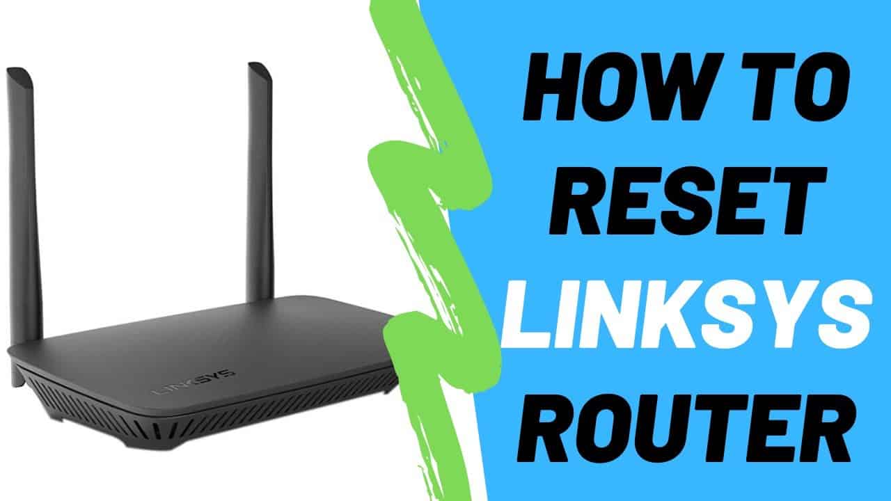 linksys router reset