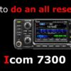 icom 7300 reset